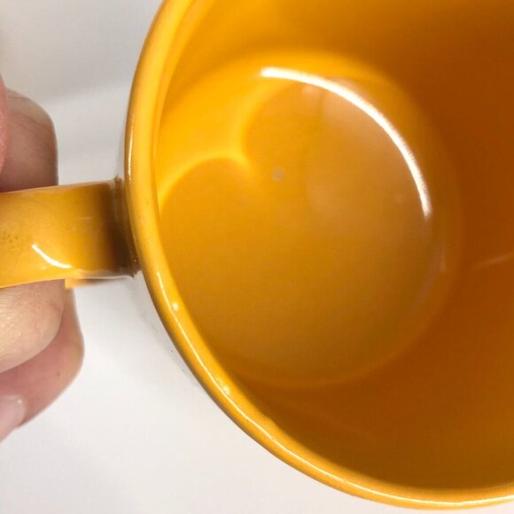 CARTWRIGHT & EDWARDS Vintage 4 Pce Yellow Orange Floral Midcentury Cup & Saucer - Picture 15 of 16